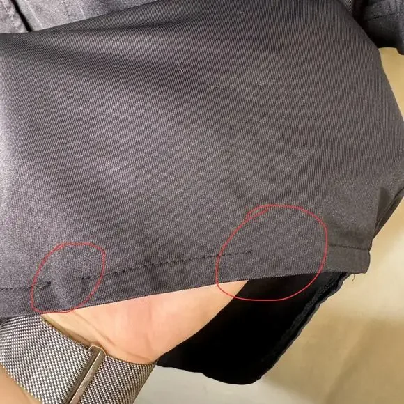 CALVIN KLEIN / black performance short sleeve button up shirt / XL - Picture 5 of 8